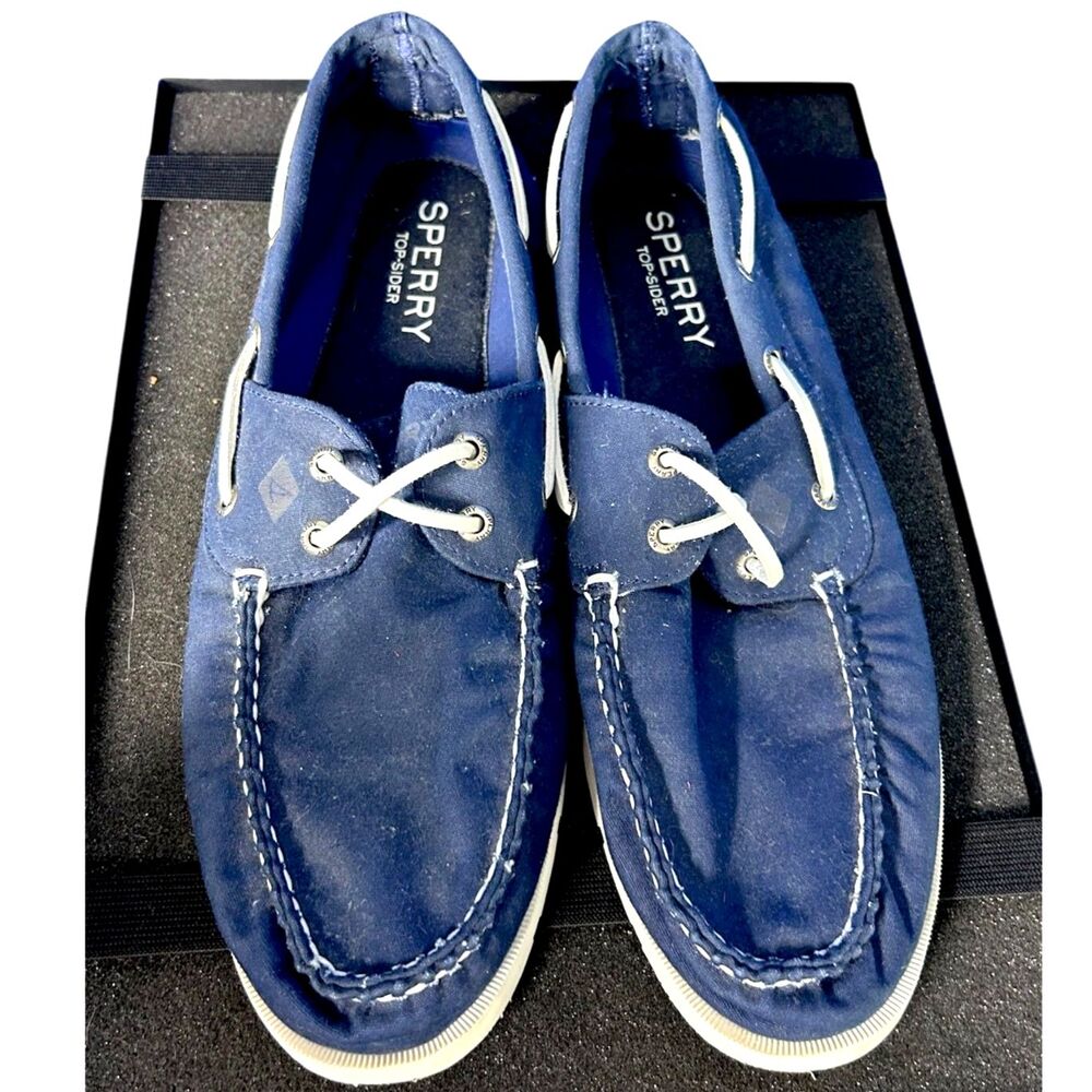 Sperry Mens Blue Top-Sider Boat Shoe Sz 12 Preppy Nautical Classic Coastal Vacay